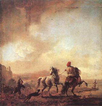 Philips Wouwerman : Two Horses